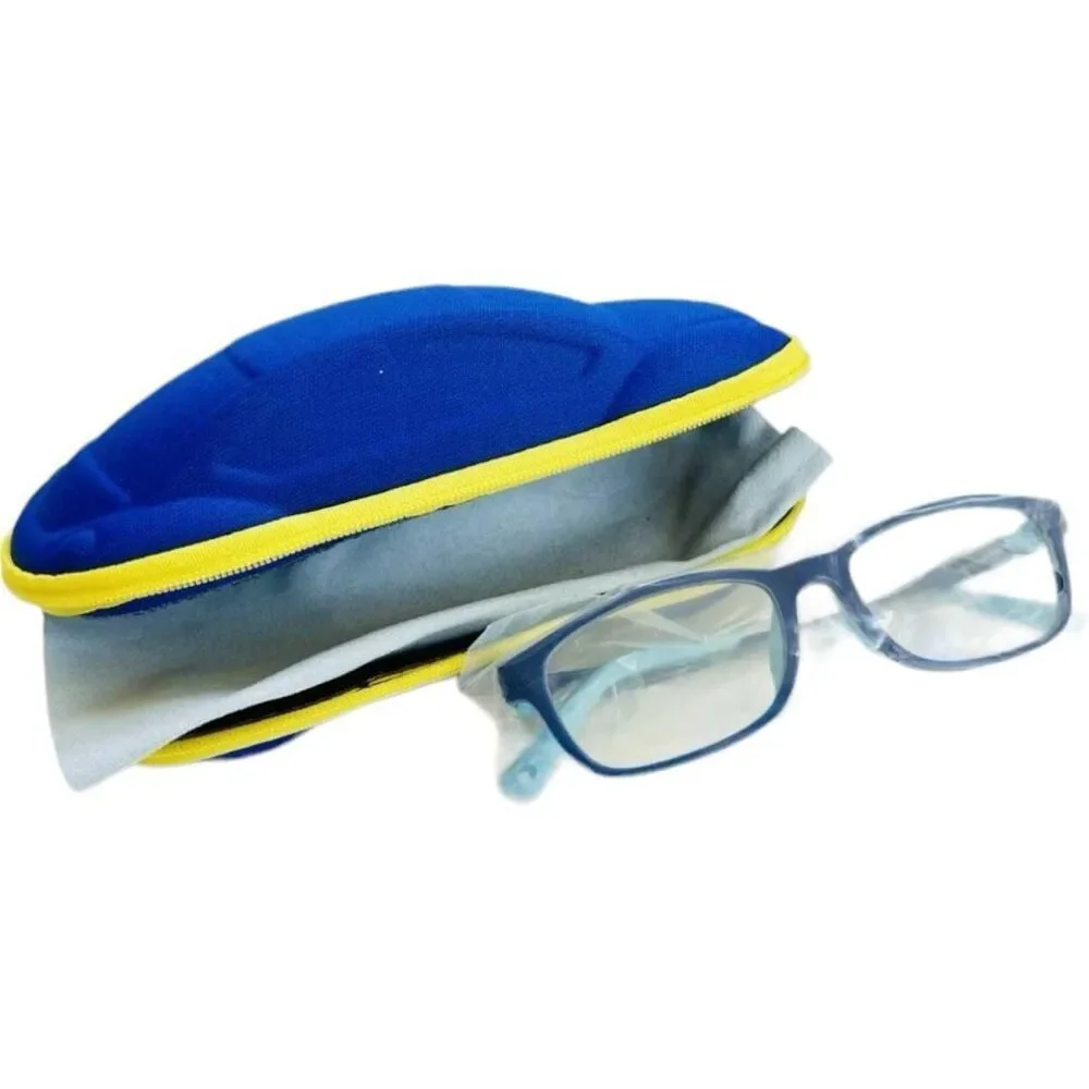 New Kids Non Prescription Blue Light Reduction Screen Time Glasses w Case